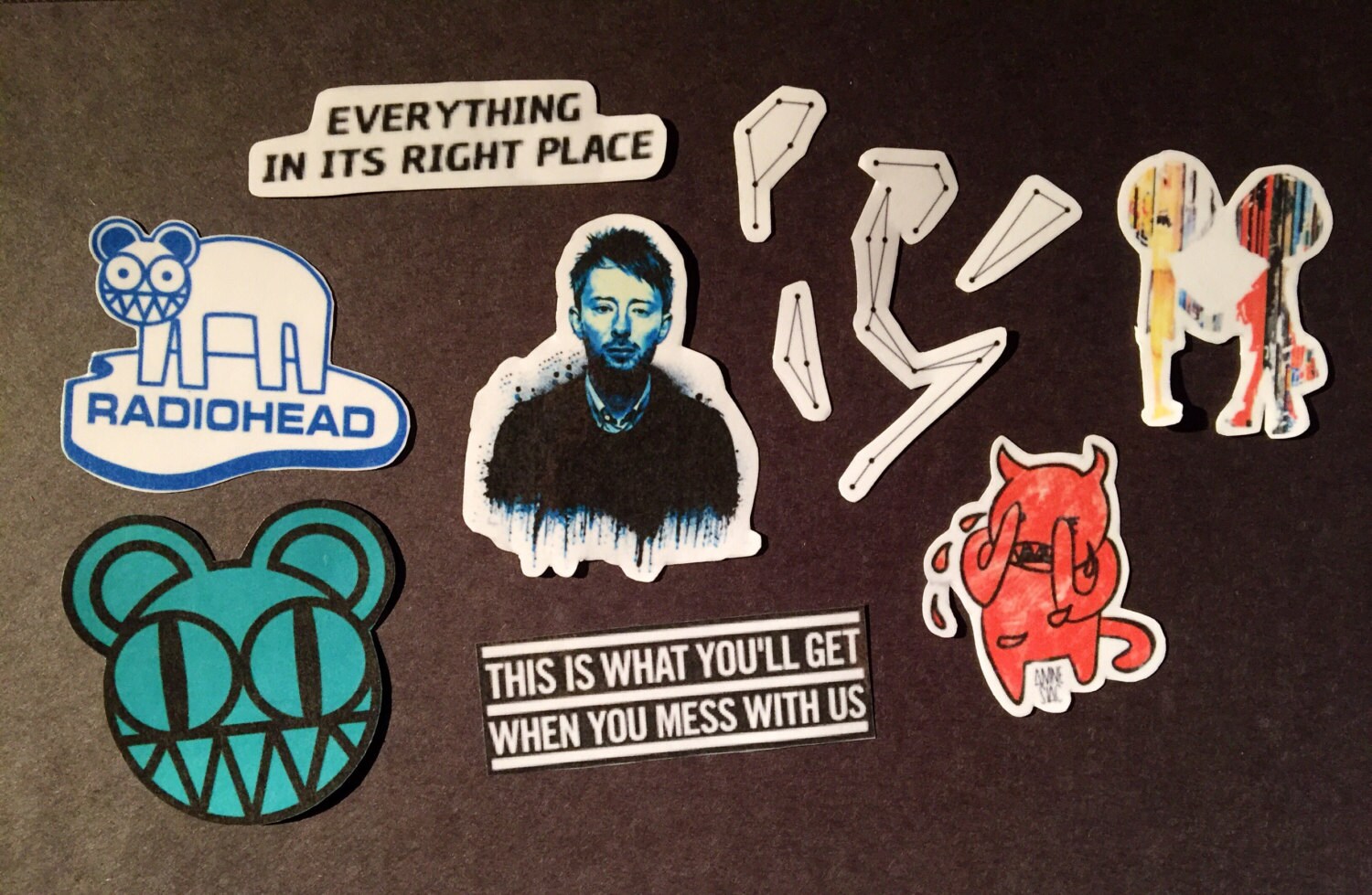 Radiohead Sticker Set