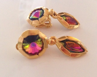 Original Yves Saint Laurent YSL earrings/Ohrringe