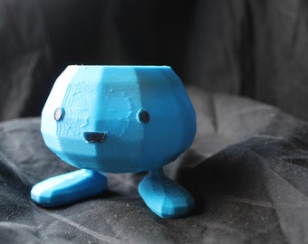 Oddish Planter Pokemon 3D Printed