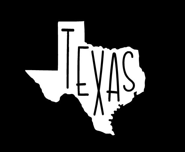 Vinyl Window Decal of Texas TEXAS Vinyl Decal