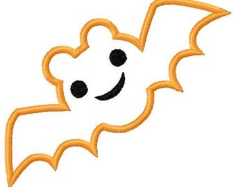 Bat embroidery design, bat applique design, halloween embroidery design, halloween decoration,
