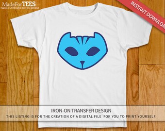 PJ Masks Catboy Iron On Transfer Printable // INSTANT DOWNLOAD