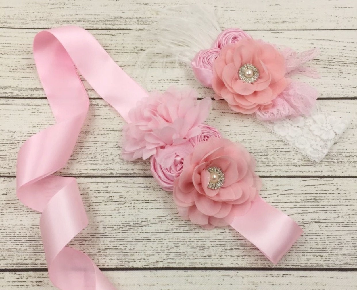 Maternity Sash / Baby Shower Sash / Maternity by BoutiqueKidsCo