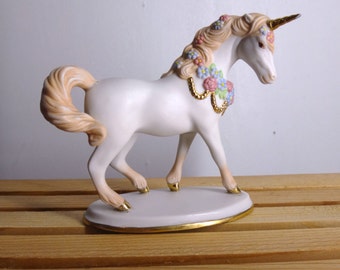 franklin mint unicorn figurines