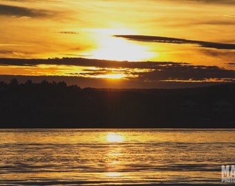 Sunset Over Lake Whalom