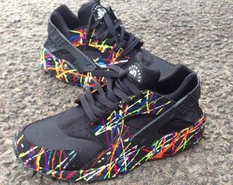 custom splatter nike huarache