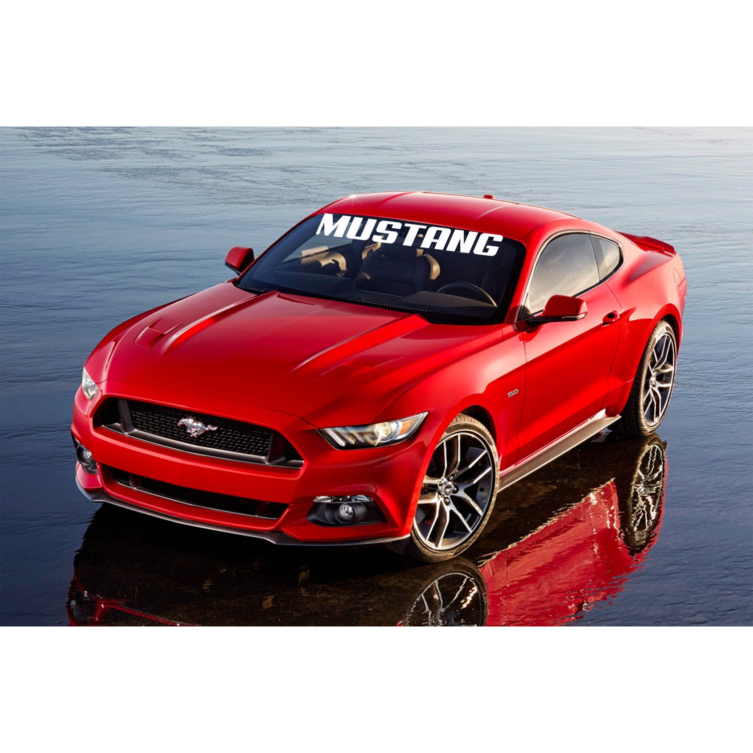 Windshield Decal FORD MUSTANG WINDOW Banner Decal Sticker