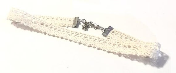 Crochet | Choker | Knit | Off-white | Gifts | Gift | MANDI
