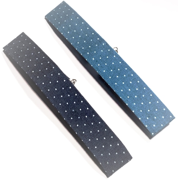 Polka dot | Denim | Choker | Chokers | Necklace | Unique | Casual | Blues | White | Gifts | Gift | Jewelry | PENNY