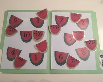 Items similar to Spring Umbrellas and Raindrops Shapes Laminated File