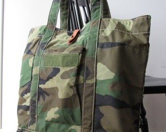 Recycled Camo Army Tote