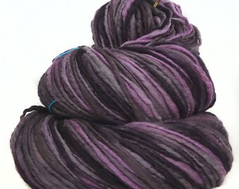 Handspun Yarn handdyed superfine merino wool