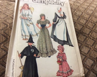 Simplicity costume pattern #7650 child's size 2-4