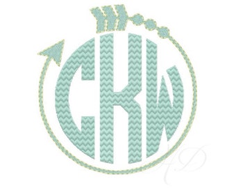 Arrow Embroidery Design Frame Monogram Machine Embroidery Design Instant download BX 4x4 5x7 6x10
