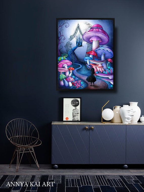 Alice im Wunderland Decor Alice in Wonderland Wandkunst