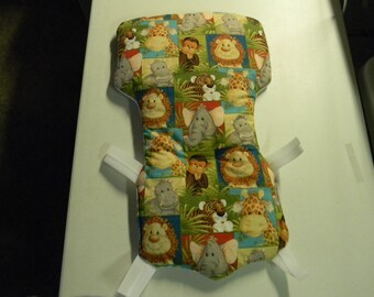 Eddie Bauer High Chair Cover In Safari Animal Very Cute