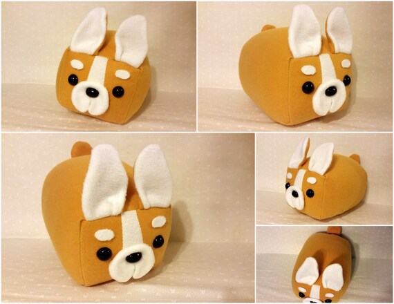 corgi loaf plush