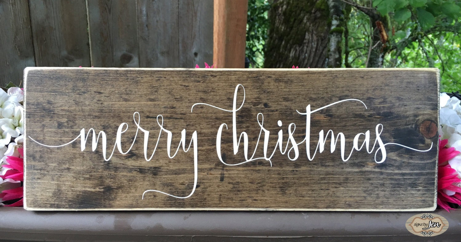Merry Christmas sign Christmas sign Christmas decor