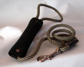 Climbing Rope Dog Leash - 4 Foot - 7mm Climbing Rope - Foam Handle - Rope Dog Leash - Climbing Rope Leash - Rope Leash - READY TO SHIP
