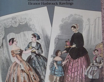 Godey Costume Plates in Color, Godey Fashion Prints, Decoupage Prints
