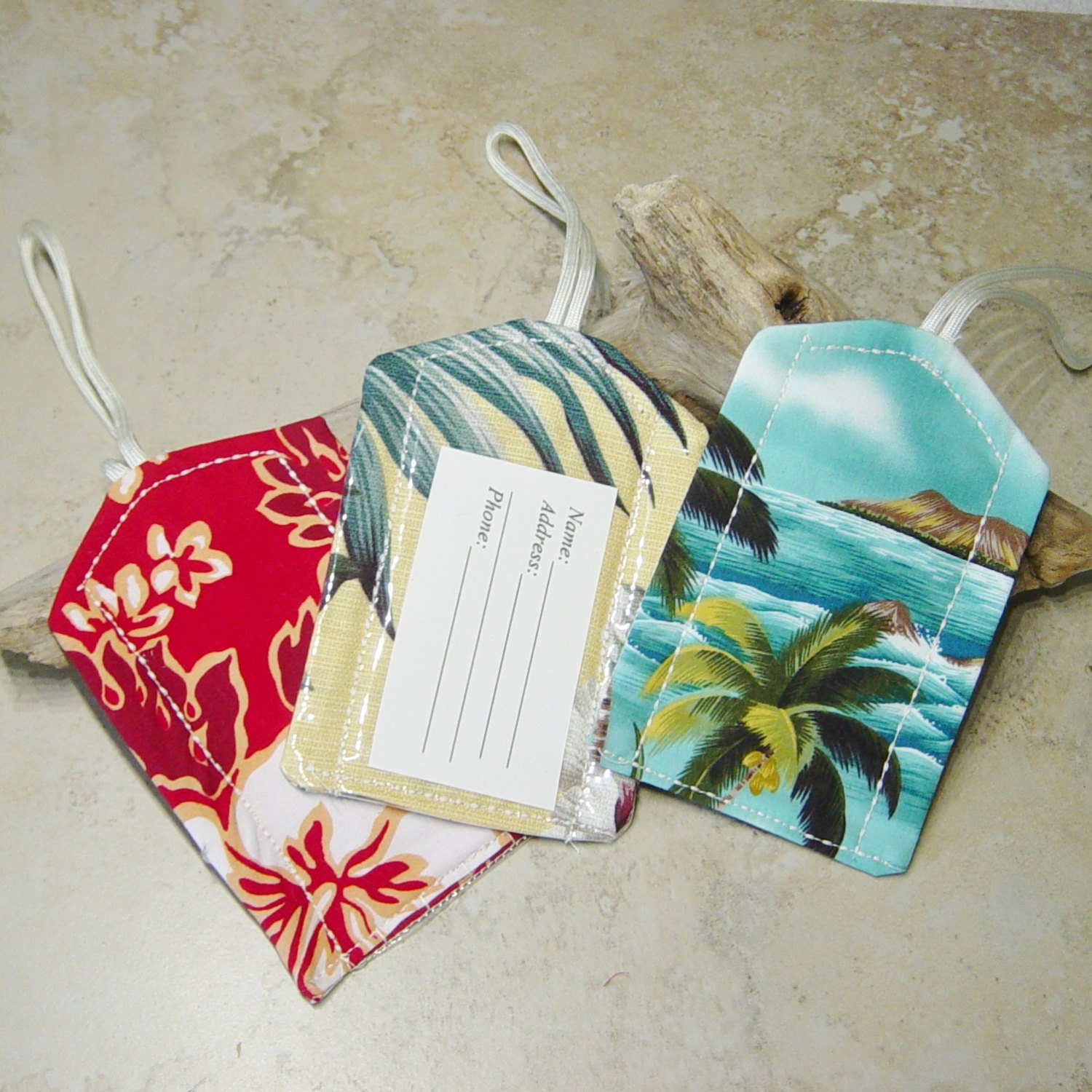 Luggage Tags Luggage Identification Tags Tropical Floral