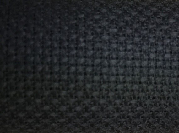 14 Count Black Aida Cross Stitch Fabric Cloth 15x18 inches