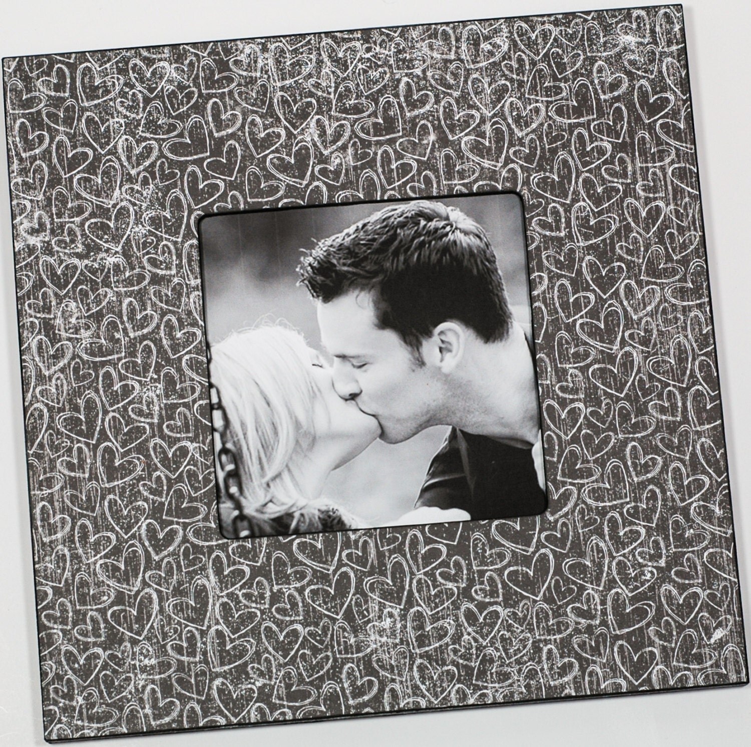 Couples Frame Frame Black and White Photo Frame Hearts frame