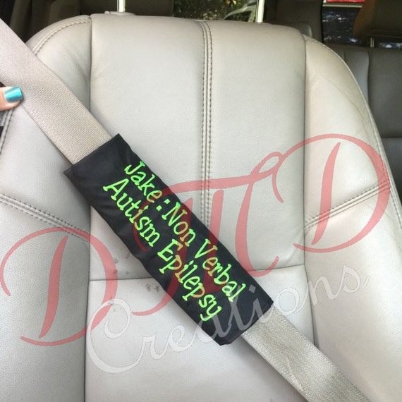 Items similar to Special Needs Seatbelt cover, Autism awareness