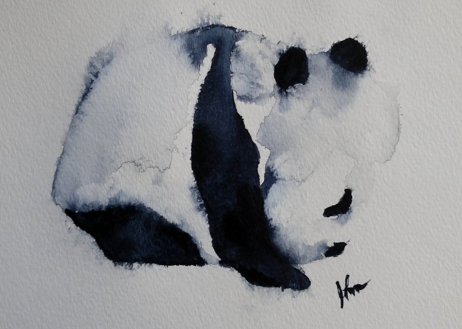 Картинки из пинтереста для срисовки акварелью Панда