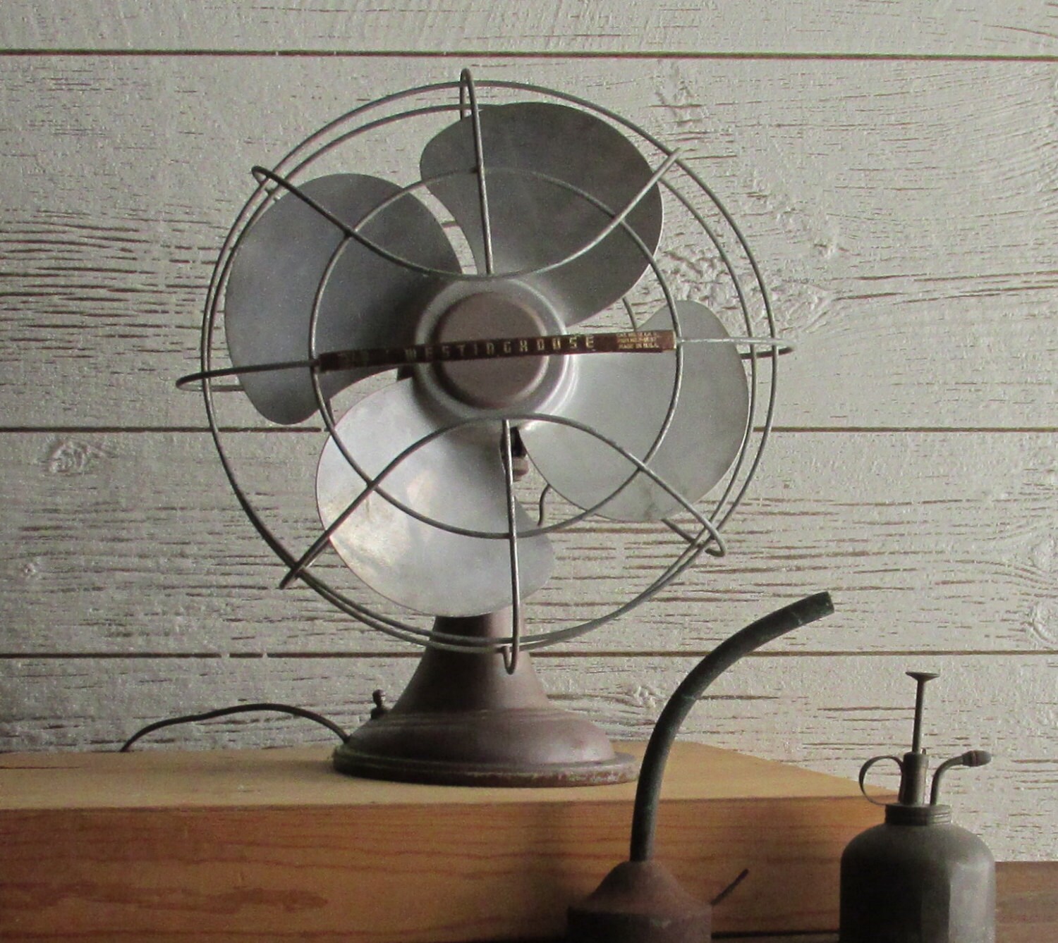 Vintage Fan Westinghouse Industrial Decor Mid Century Fan