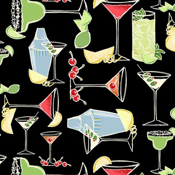 Happy Hour by Ink and Arrow Fabrics Full or by meanderingthread