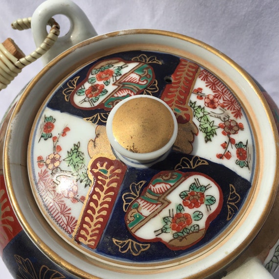 Authentic Antique Japanese Imari Tea Set