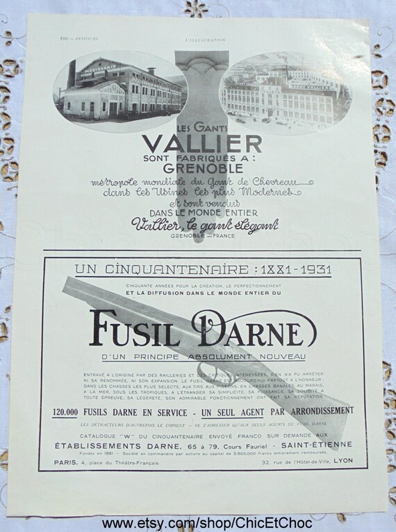 1930's Genuine French Ad '4711' Perfume Advert