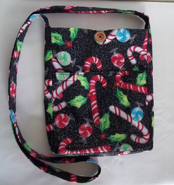 Christmas Crossbody Bag Candycane Crossbody Bag Candy Cane