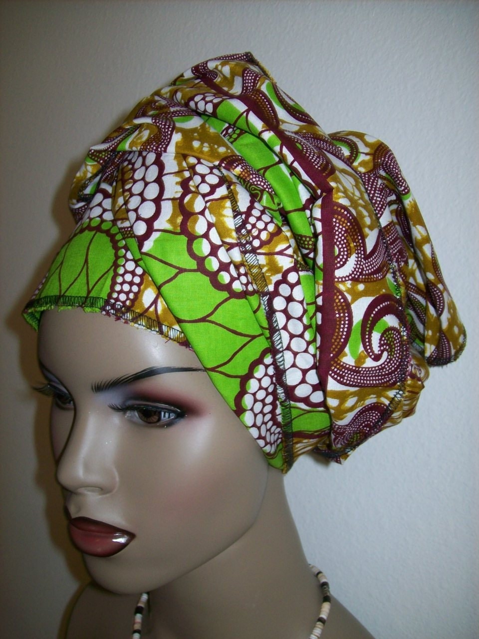 African head wrap fabric/ African print headwrap/ African