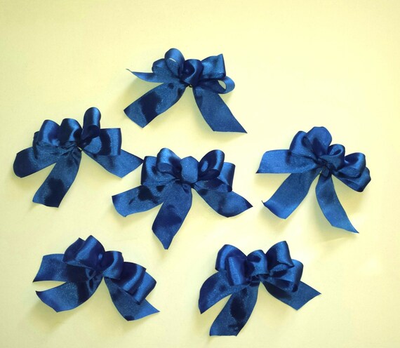 items similar to blue christmas tree bows in a set of 6 items similar to blue christmas tree bows in a set of 6