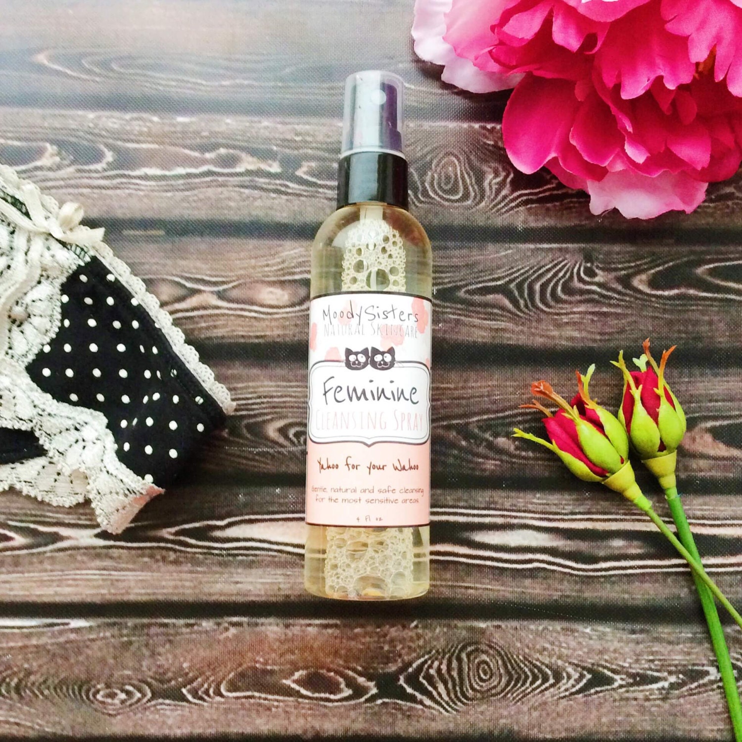 Lavender Feminine Hygiene Cleansing Spray Gentle Vaginal