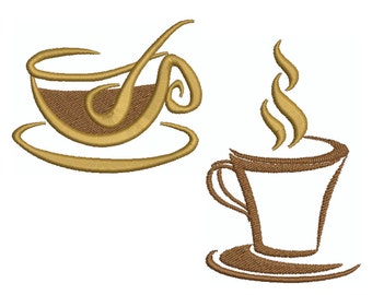 Coffee Embroidery 