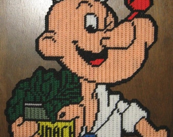 popeye canvas plastic pattern patterns beads