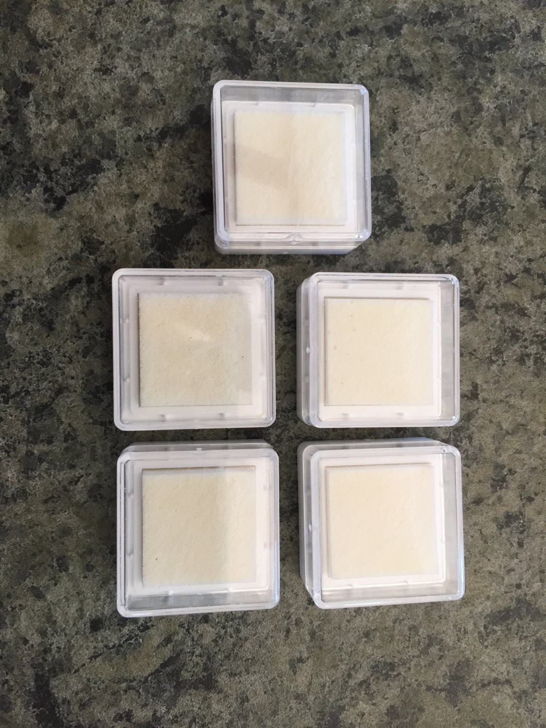 Dry Ink Pads Uninked Foam Stamp Pads