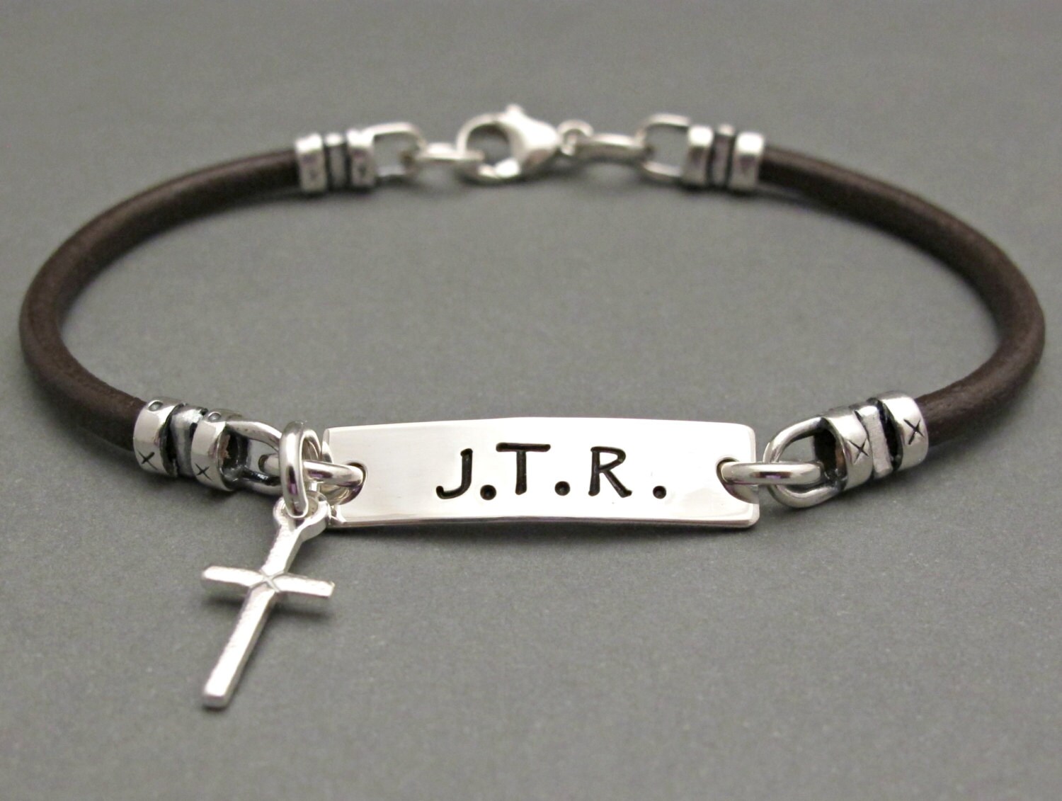 Name Bar Bracelet Name plate Bracelet silver Personalized
