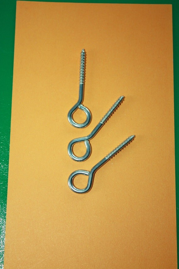 6 EYE Steel Hooks Screw Utility HooksHanging CraftsKey