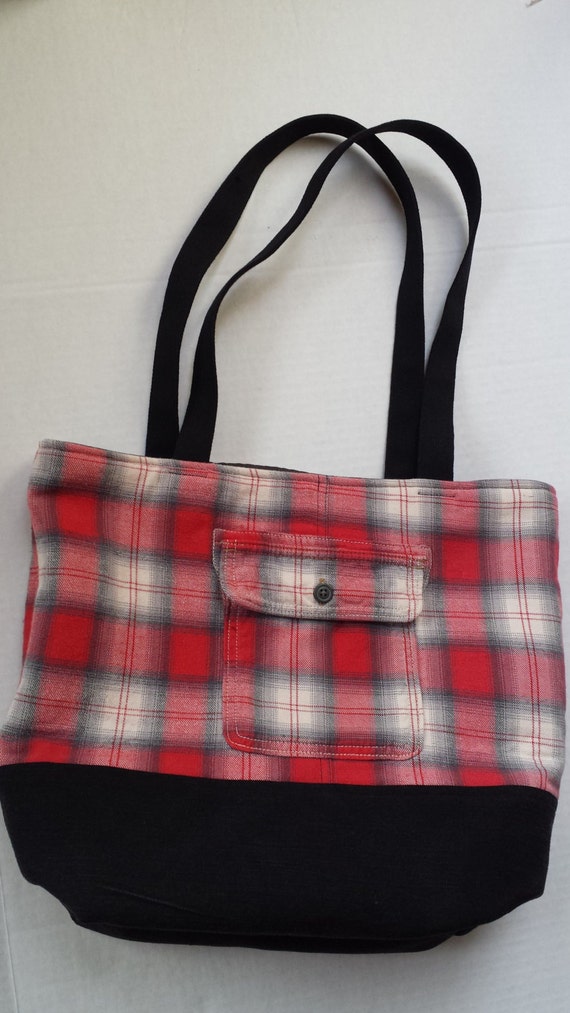 the felt flannel small tote bag