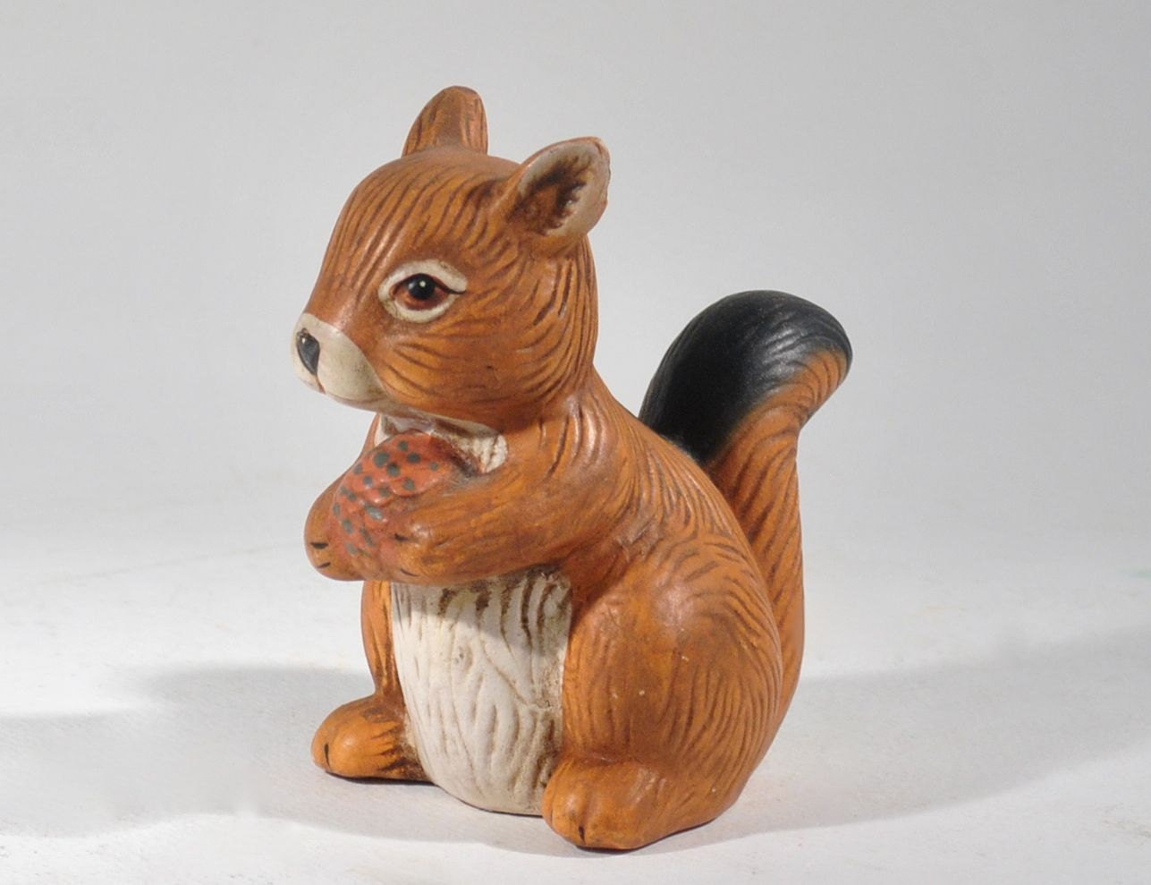 red squirrel figurine