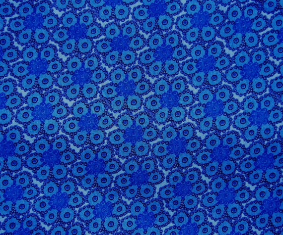 On SALE Geometric Print Circle Fabric Floral Fabric
