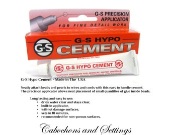 GS Hypo Cement Precision Tip Jewellery Glue - 1 or 3 Tubes - You Choose- Ships from AUSTRALIA