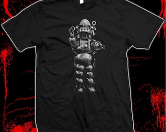 Robby The Robot - Forbidden Planet - Pre-shrunk 100% cotton t-shirt