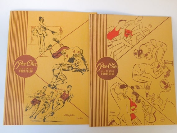 2 Vintage Pee-Chee All Season Portfolios