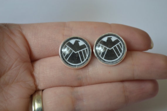 SHIELD S.H.I.E.L.D Marvel Agents of Shield inspired silver