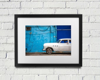 Havana Vintage Car - Cuba Photography - Cuban Art - Cuba Photo - Cuban Cars - Old Cuban Cars - Colorful Cuba Photo